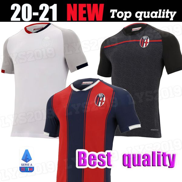

20 21 bologna fc 1909 soccer jersey home away third 2020 2021 maglie da calcio sansone orsolini tomiyasu skov olsen soriano football shirts, Black;yellow