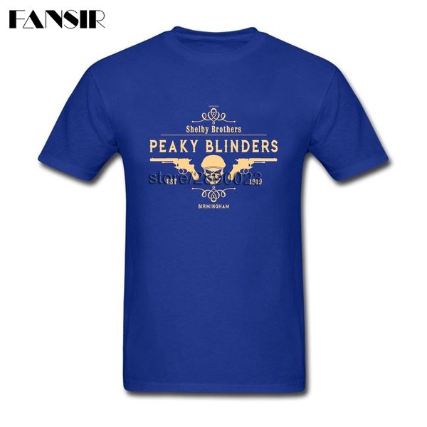 

novelty peaky blinders t-shirts mens short sleeve cotton o-neck homme tees shirt funny t shirts