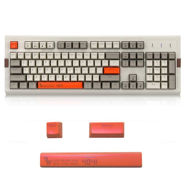 

ak510 mechanical keyboard orange keycaps esc/enter/space 3pcs