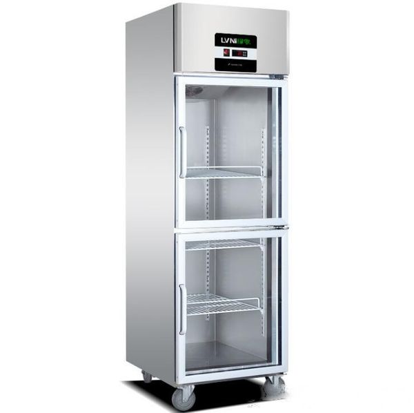 

commercial 246-door vertical air-cooled refrigerator kitchen er glass door er refrigerator catering fresh cabinet 2~8 (c