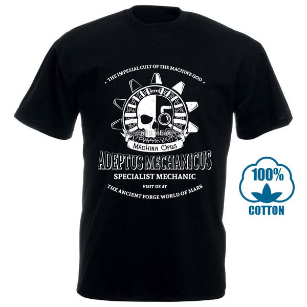 

printed men t shirt cotton tshirts o neck short sleeve adeptus mechanicus women t shirt