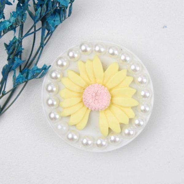 

designer pop phone holder foldable new style daisy beads air bag support desktablet universal phone accessories portable drama phone sup