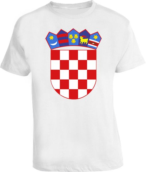

горячие продажа лето хорватия герб t shirt tee shirt