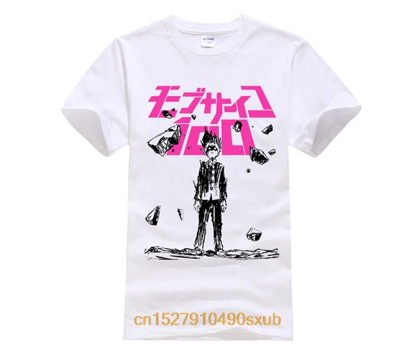 

вокруг шеи прохладной мужской майка mob psycho 100 psychic powers белой моды майки мужчин