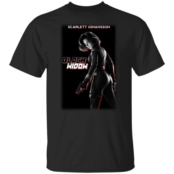 

black widow 2020 t-shirt black short sleeve women's men's s 3xl big tall tee shirt