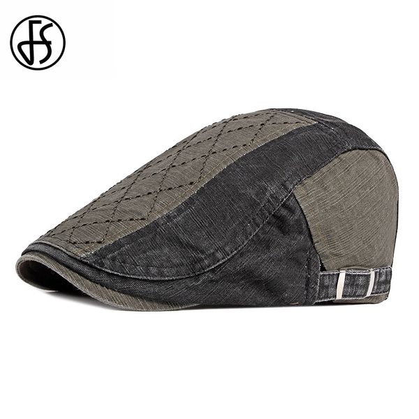 

fs весна мужчины женщины newsboy берет шапки гэтсби cap открытый спорт golf driving таксисты flat ivy hat браун хаки boina feminina, Blue;gray