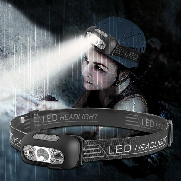 

headlamps 5 modes waterproof usb rechargeable led headlamp headlight head lamp torch lantern for outdoor