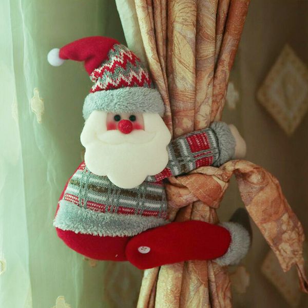 

christmas ornaments curtain holder brooch tie back clip buckle holder decor
