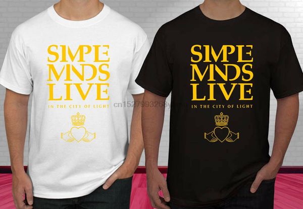 

one1side simple minds live in the city of light men t-shirt s-2xl
