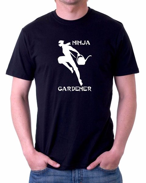 

2019 summer style brand art tee shirts ninja gardener gardening sleeveless t shirt round neck teenage pop tee