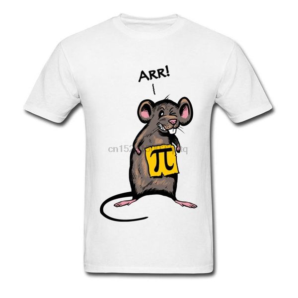 

real pirate mens funny t-shirt pi rat printed tee shirts 2020 cartoon design tshirt cotton crewneck clothes red