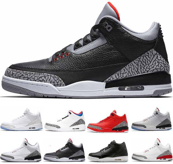 

men basketball shoes 3 jth throw line black cement qs katrina pure white true blue mens trainers sports sneakers us 8-13