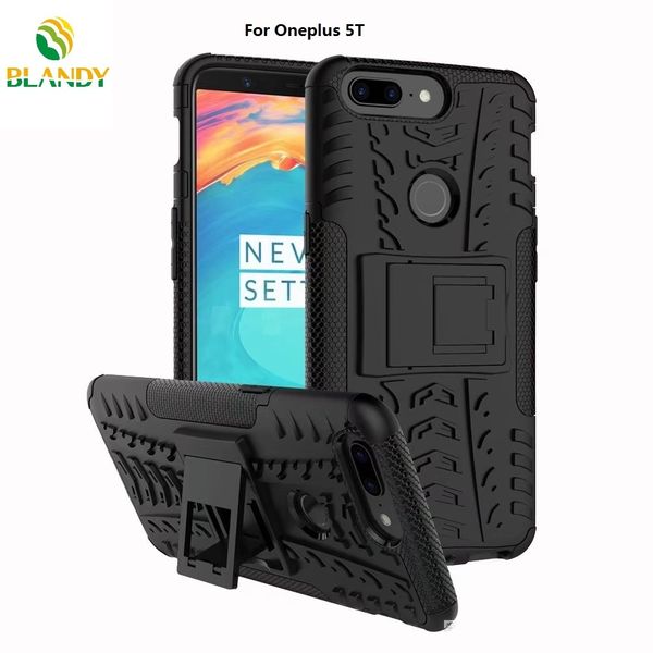 

for oneplus 5t 2 in 1 comb armor hybrid tpu pc hard cover stand case for oneplus 5