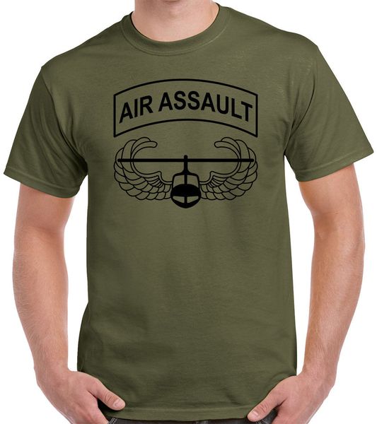 

2019 summer cotton tee shirt air assault t-shirt - 101st airborne - fashion t-shirt