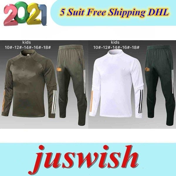 

20 21 manchester training suit kids martial rashford survetement football jacket sportswear jogging 2020 pogba united soccer tracksuit, Black;yellow