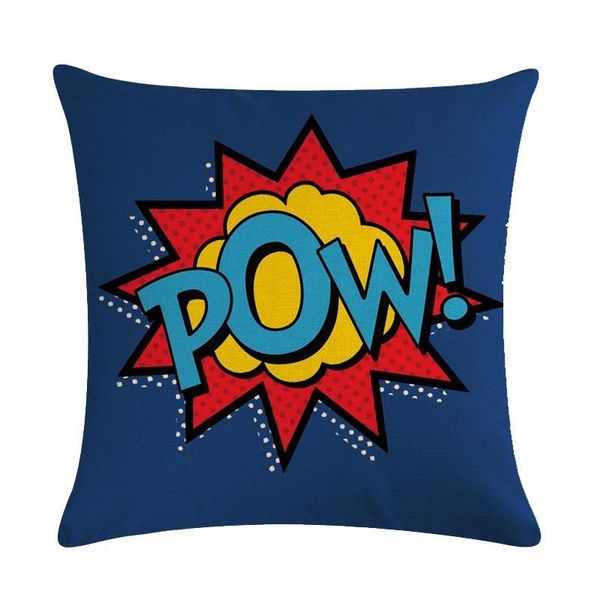 

45cm*45cm cartoon alphabet pattern linen/cotton throw pillow covers couch cushion cover home decorative pillows