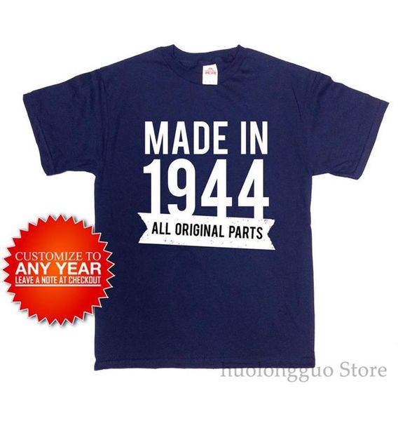 

birthday tshirt 75th birthday gift ideas for men bday present 75 years old custom shirt made in 1944 (any year) mens ladies tee