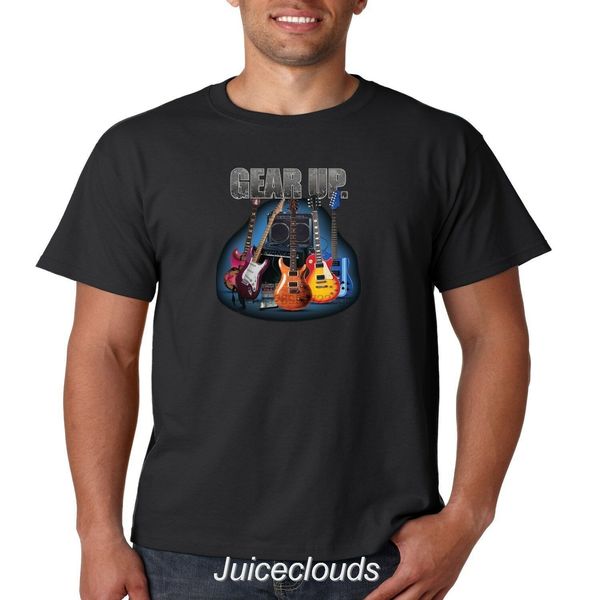 

гитара t-shirt передач вверх гитарист electric acoustic музыка мужчины tee