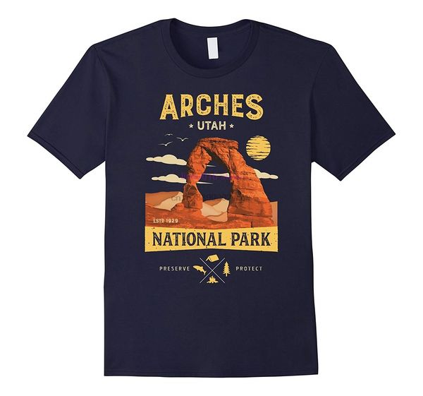 

бренд мужчины рубашку arches national park vintage юта тенниска мужчины женщины