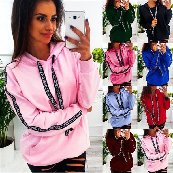 

большой размер 5 # женских длинные рукава сплошного цвета полосатого с длинным рукавом мода дикой осенними и зимними видами спорта рубашка с, Black