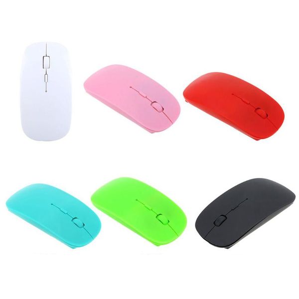 

1600 dpi optical wireless computer mouse 2.4ghz usb receiver mouse super slim for pc laptop