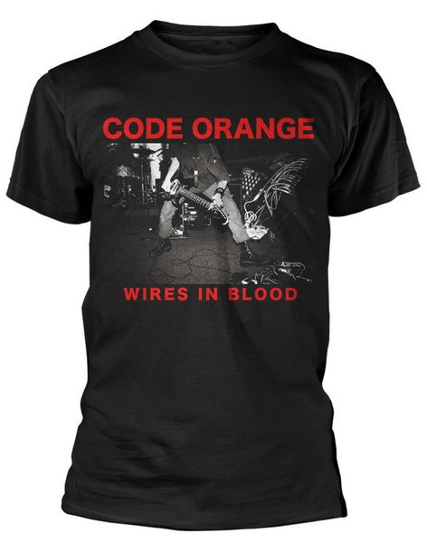 

code orange 'провода в крови' t-shirt new хлопок tee shirt популярные tagless