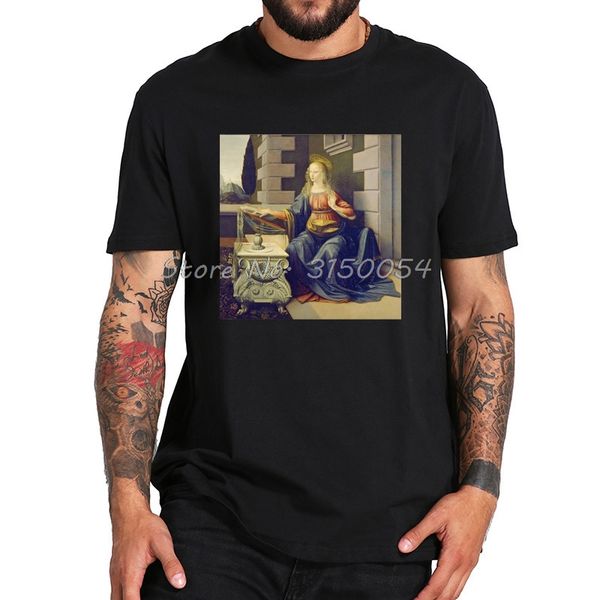 

summer cotton t shirt men leonardo da vinci