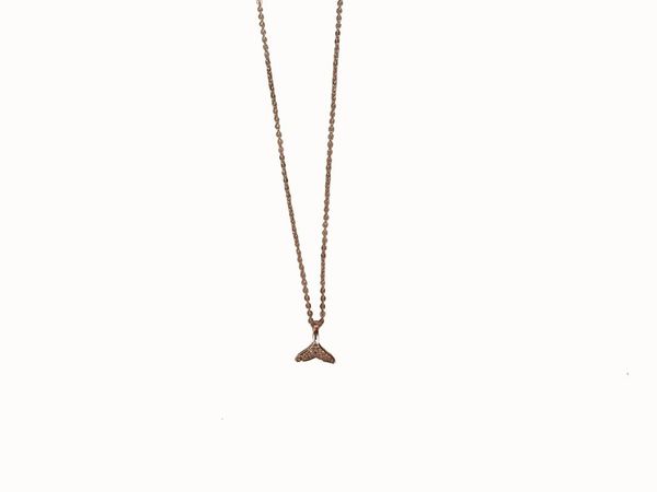 

fook dolphin tail necklace mermaid tail necklace simple temperament gifts for girlfriend's birthday, Silver