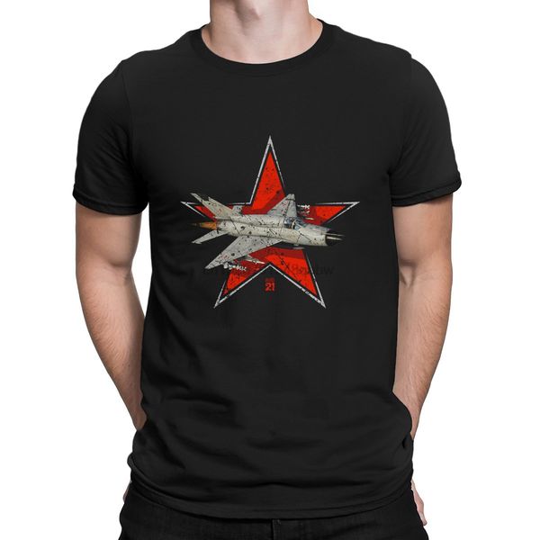 

mig 21 ввс vintage футболка хлопок мило отдых смешных casual summer plus размер 5xl урожай печатной рубашка