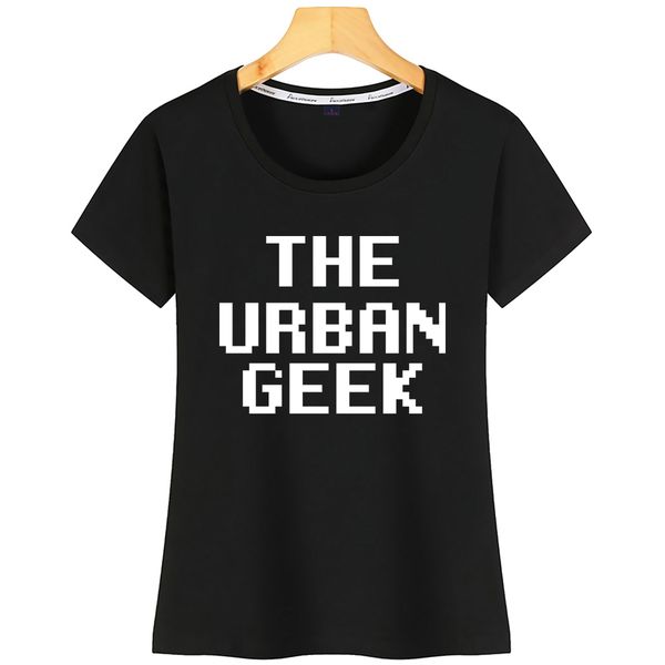 

t shirt women the urban geek formula fit inscriptions cotton tshirt