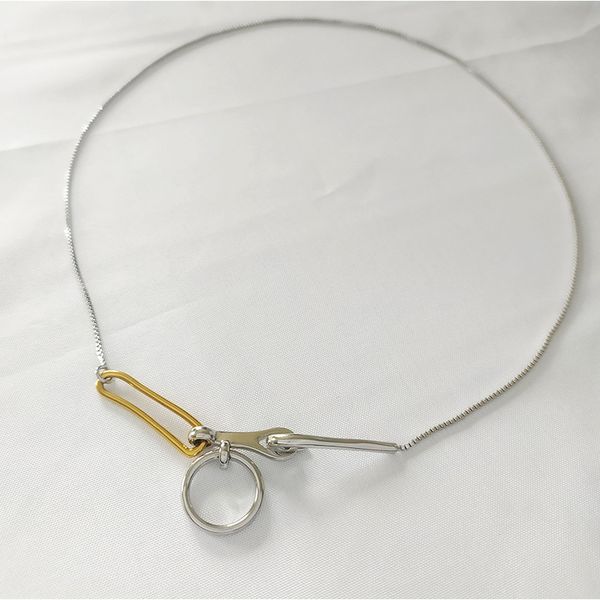 

2020 simple fashion cool romantic women exaggerated necklaces europe and the united states korea tide temperament personality, Silver