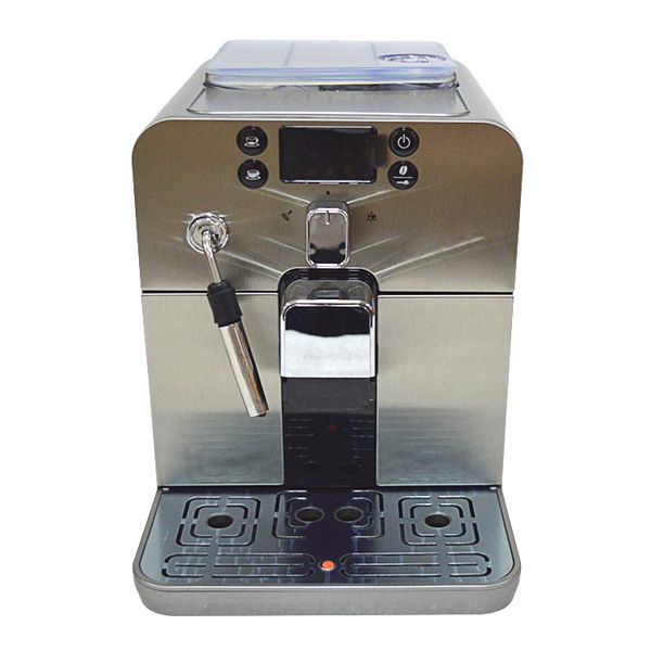 

1pc 220v business/home automatic italian coffee machine 1.2l coffee machine intelligent stainless steel italian coffee machine