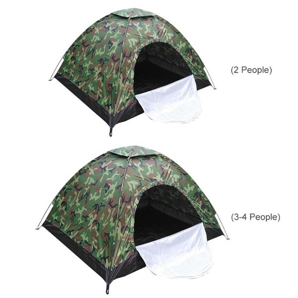 

outdoor camping hiking tent dual layer waterproof anti uv tourist tents camouflage waterproof automatic up beach tent