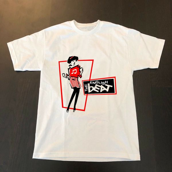 

super rare vtg 1980s the english beat 80s t-shirt ska new wave tour usa