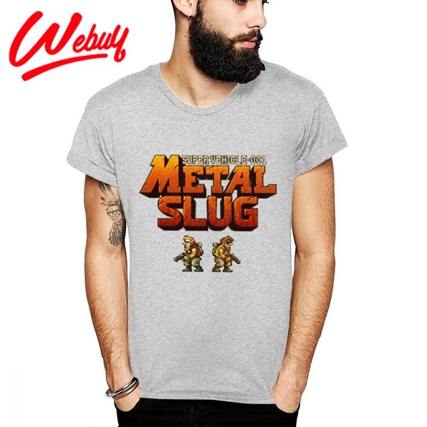 

удивительного metal slug 90s old scholl игра футболка 100% мягкий хлопок tee популярного streetwear удобный o-образный вырез большого размер