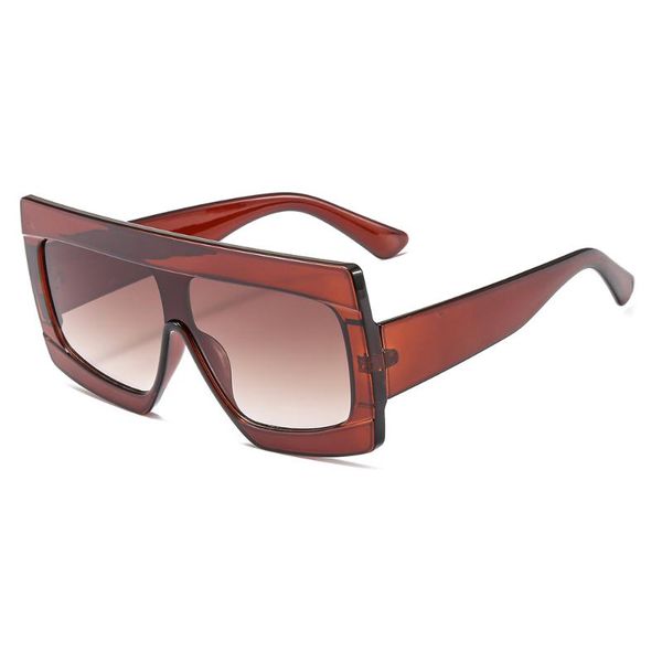 

sunglasses oversize shades woman black fashion square vintage retro plastic material lenses 2074 uv400 eyewear, White;black