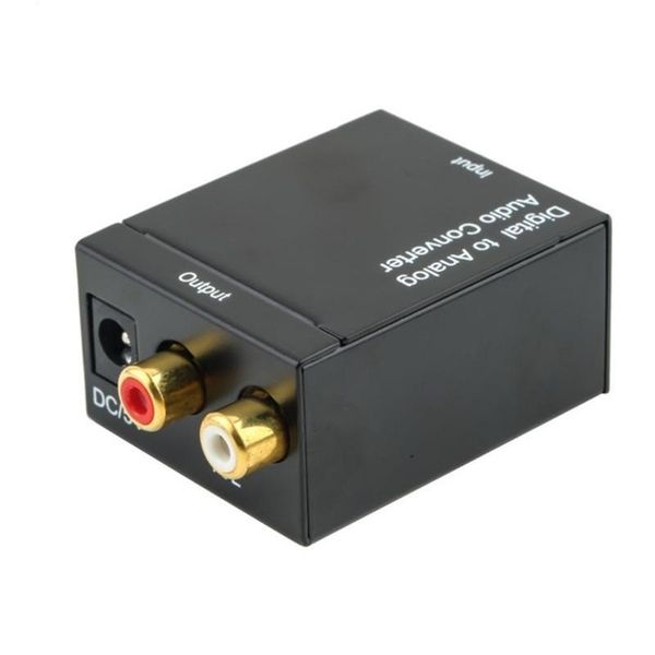 

optical digital stereo audio spdif toslink coaxial signal to analog converter dac jack 2*rca amplifier decoder adapter