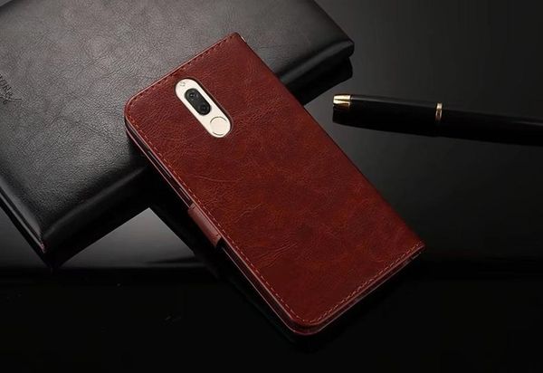 

for huawei maimang 6 mate 10 lite honor 9i crazy horse leather pu tpu wallet case cover for huawei honor 7x v9 play