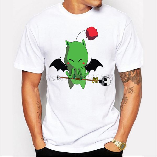 

cute green cartoon bat printed men's t shirt cool fashion short sleeve hipster tees