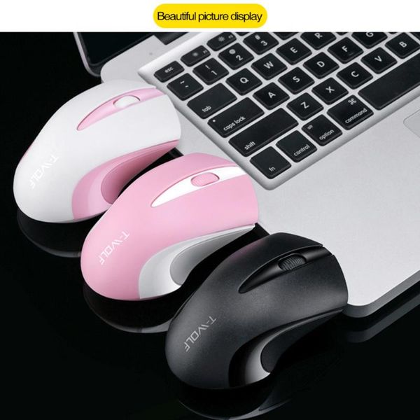 

mice portable1200dpi rechargeable computer pc lapsilent mouse durable practical multi-functional portable 2.4g wireless mute