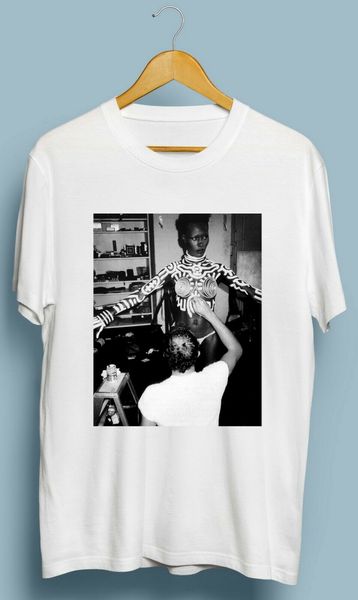 

vintage grace jones and haring t shirt size s m l xl 2xl new funny tee shirt