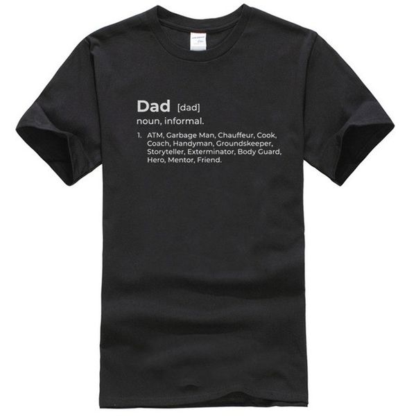 

mens dad noun dictionary atm fathers day funny t-shirt