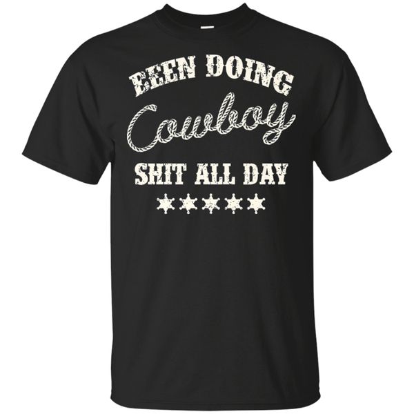 

men's been doing cowboy t-shirt size m-3xl homme customized tee shirt