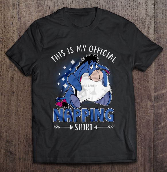

men t shirt this is my official napping shirt eeyore version women t-shirt