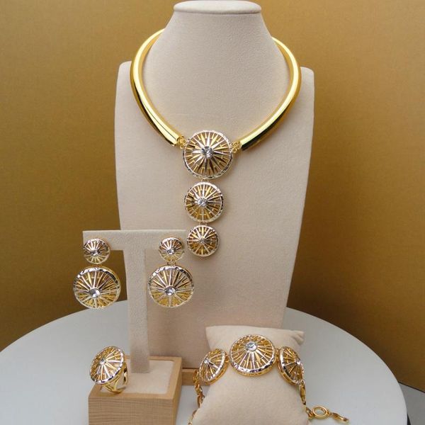 

yuminglai dubai бижутерия fine jewelry наборы fhk5694, Silver