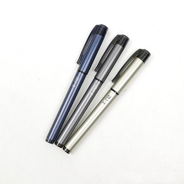 

3pcs/lot kawaii gel pen 0.5 mm black/blue ink refill gel ink pens office school writing supplies business pens promotional gift