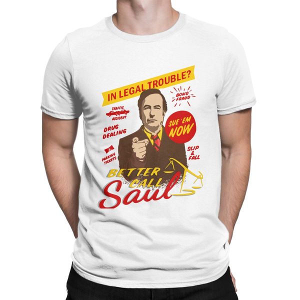 

better call saul t shirt for men cotton awesome t-shirt crewneck breaking bad tees short sleeve clothing plus size
