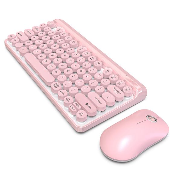 

2020 wireless keyboard mouse comb for notebook computer lapportable 2.4g usb wireless keyboard set for office home
