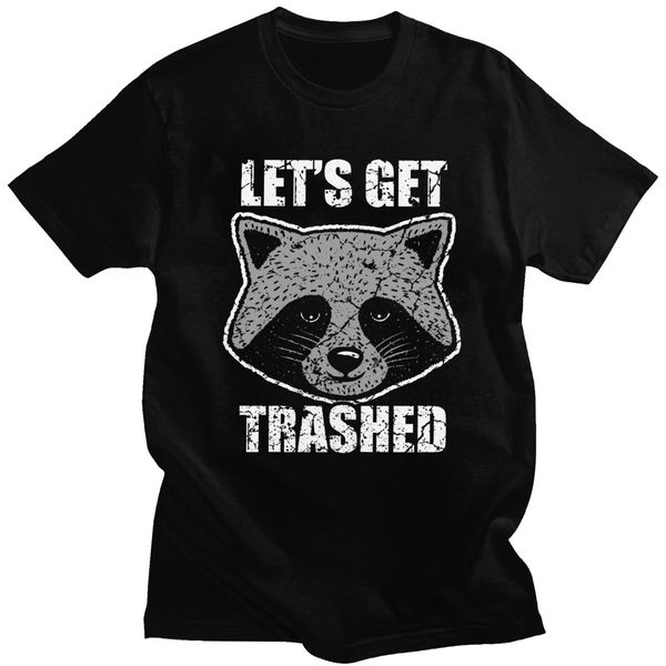 

гранж ретро енот tshirt homme хлопка едят trash tee топы с коротким рукавом повседневная panda рубашки животных lover tshirt подарков реклам