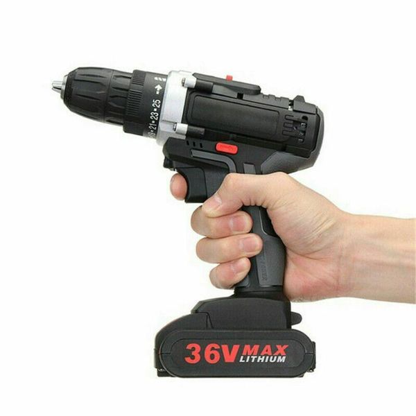 

3in1 home multifunction impact power tools 36v ergonomic 2 speed cordless drill battery powered 25 torque brushless rechargeable